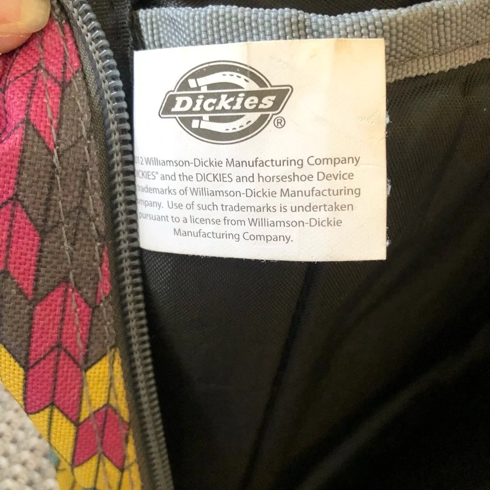 NWOT Dickies Multicolor Tribal Pattern Varsity Bckpack School Campus Work Travel